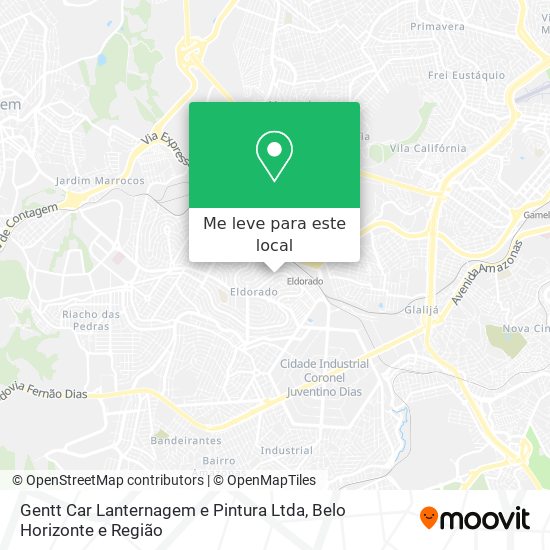 Gentt Car Lanternagem e Pintura Ltda mapa