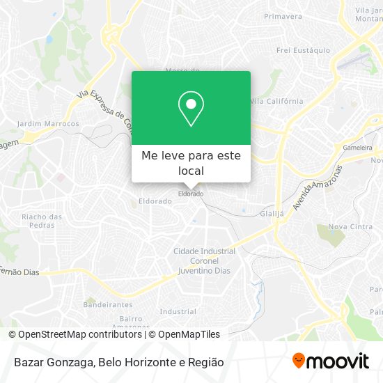Bazar Gonzaga mapa