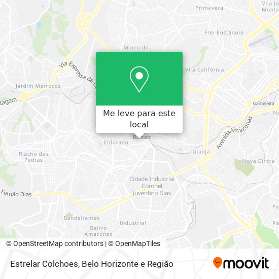 Estrelar Colchoes mapa