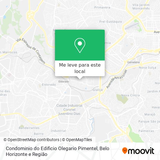 Condominio do Edificio Olegario Pimentel mapa
