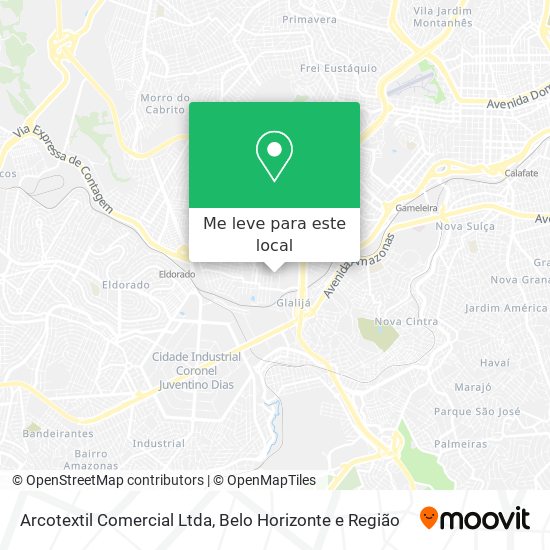 Arcotextil Comercial Ltda mapa