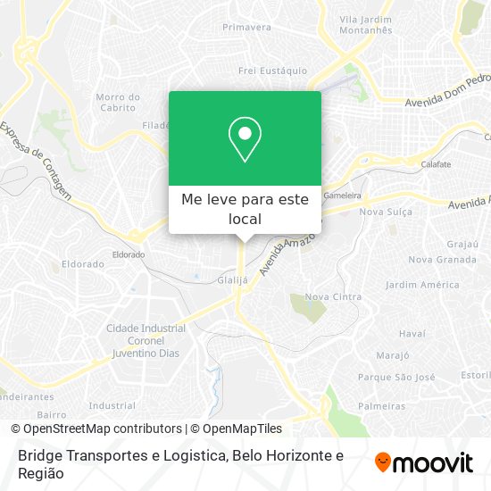 Bridge Transportes e Logistica mapa