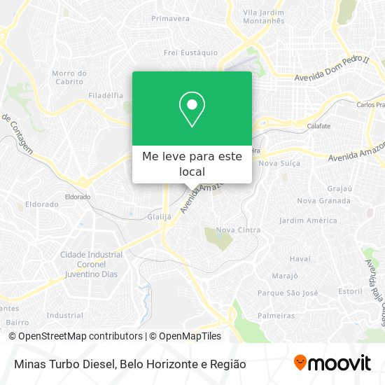 Minas Turbo Diesel mapa