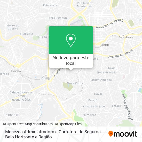 Menezes Administradora e Corretora de Seguros mapa