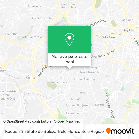 Kadosh Instituto de Beleza mapa