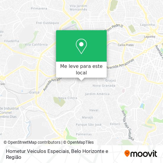 Hometur Veiculos Especiais mapa