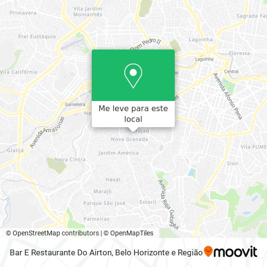 Bar E Restaurante Do Airton mapa