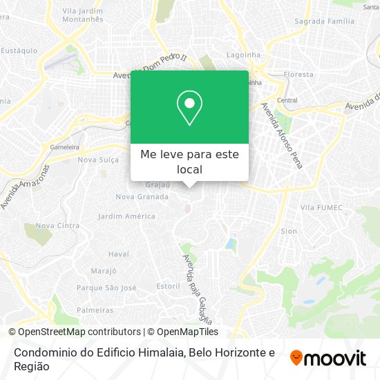 Condominio do Edificio Himalaia mapa