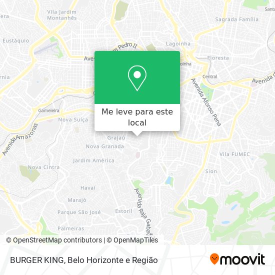 BURGER KING mapa