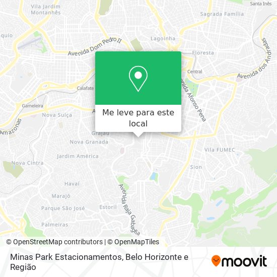 Minas Park Estacionamentos mapa