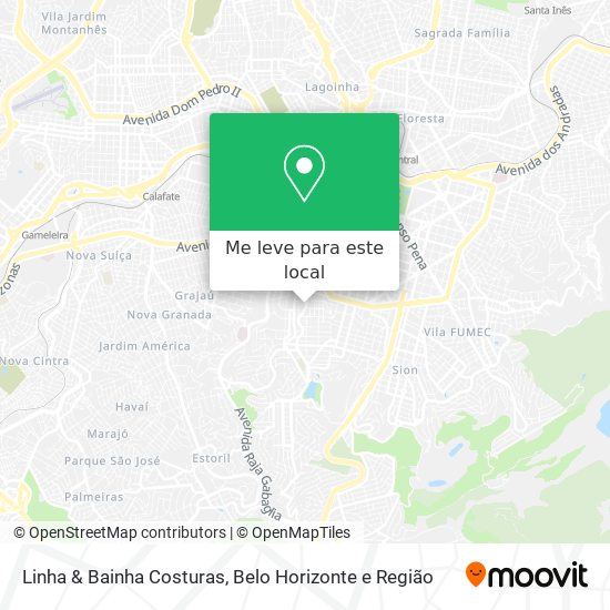 Linha & Bainha Costuras mapa