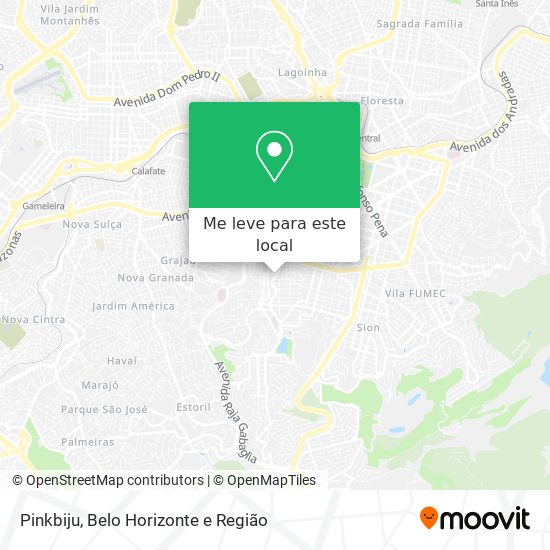 Pinkbiju mapa