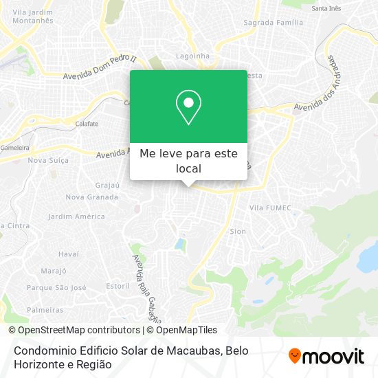 Condominio Edificio Solar de Macaubas mapa