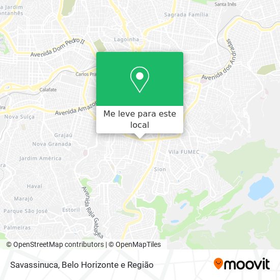 Savassinuca mapa