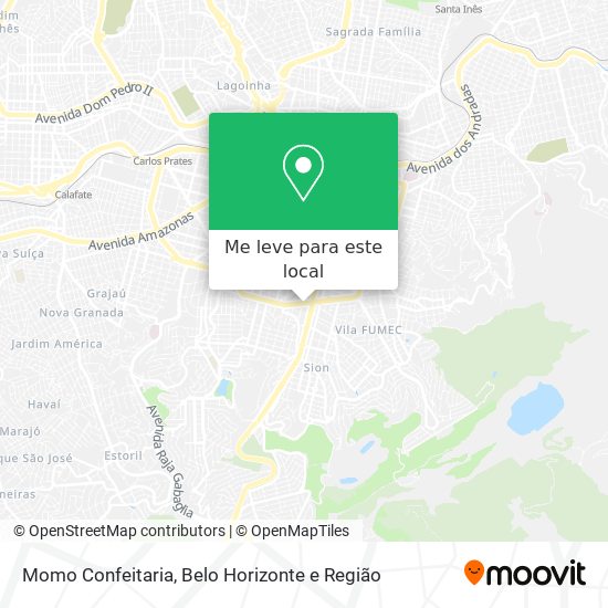 Momo Confeitaria mapa