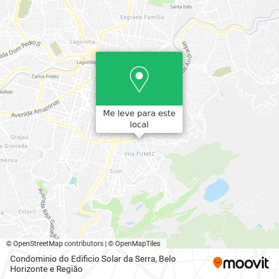 Condominio do Edificio Solar da Serra mapa