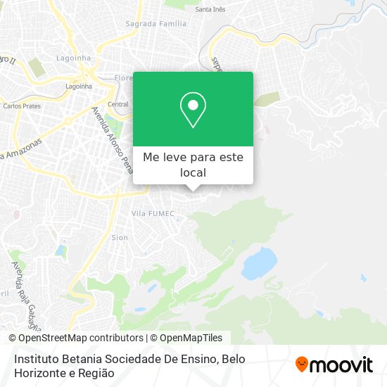 Instituto Betania Sociedade De Ensino mapa