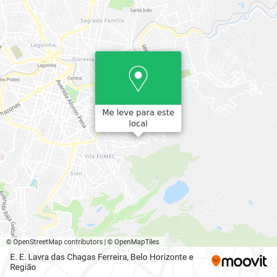 E. E. Lavra das Chagas Ferreira mapa