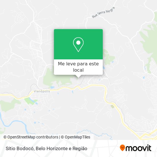 Sítio Bodocó mapa