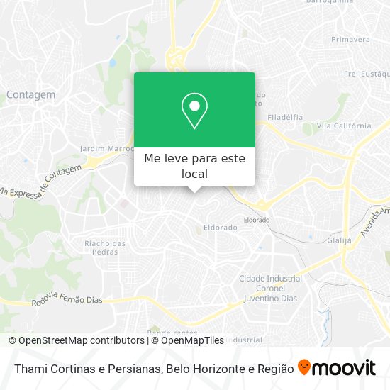 Thami Cortinas e Persianas mapa