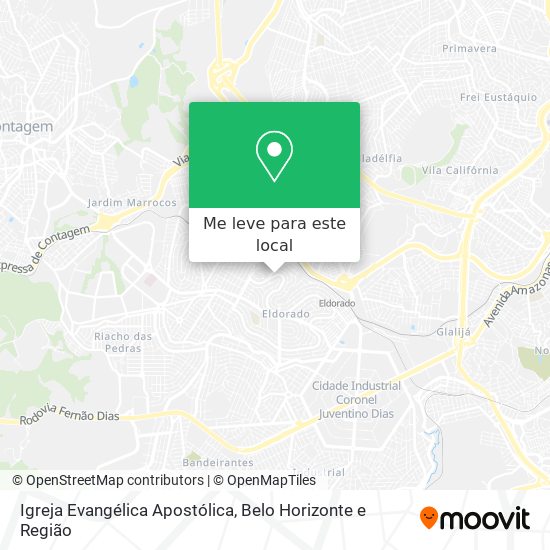 Igreja Evangélica Apostólica mapa