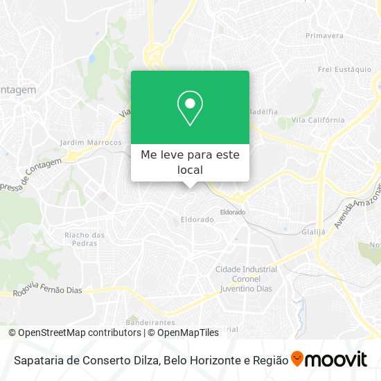 Sapataria de Conserto Dilza mapa