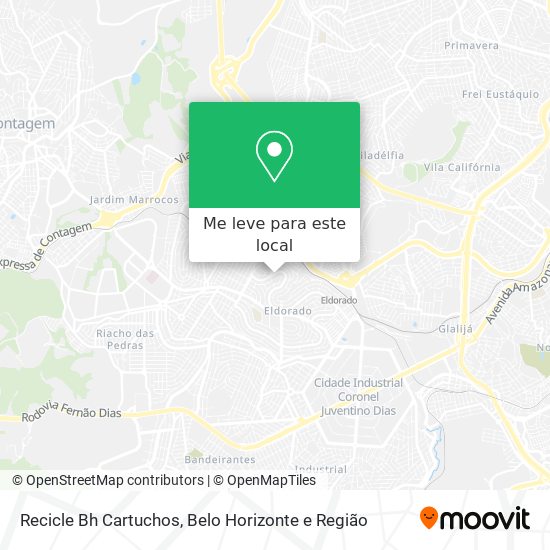 Recicle Bh Cartuchos mapa