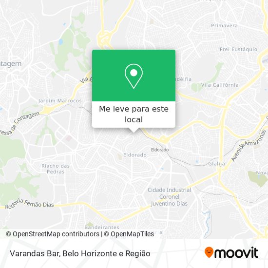 Varandas Bar mapa
