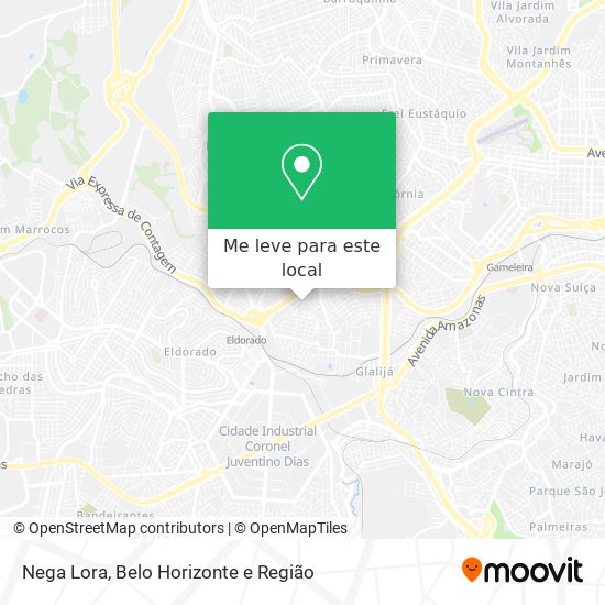 Nega Lora mapa
