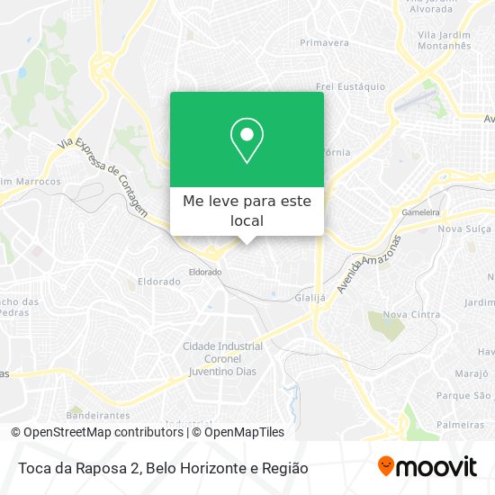 Toca da Raposa 2 mapa