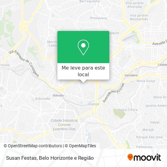 Susan Festas mapa