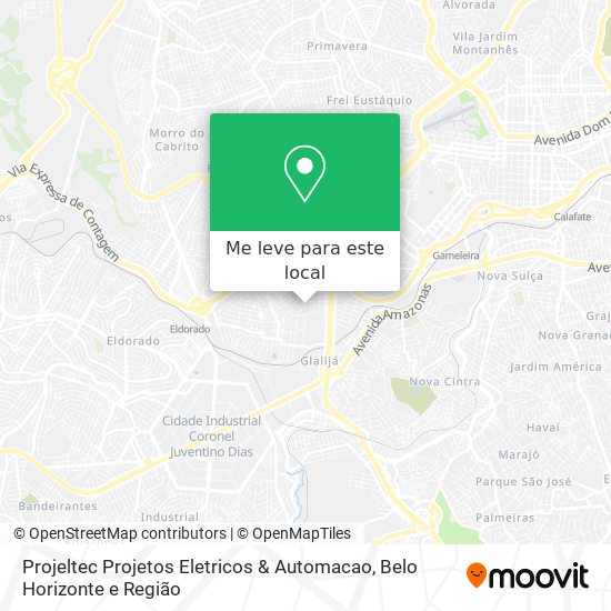 Projeltec Projetos Eletricos & Automacao mapa