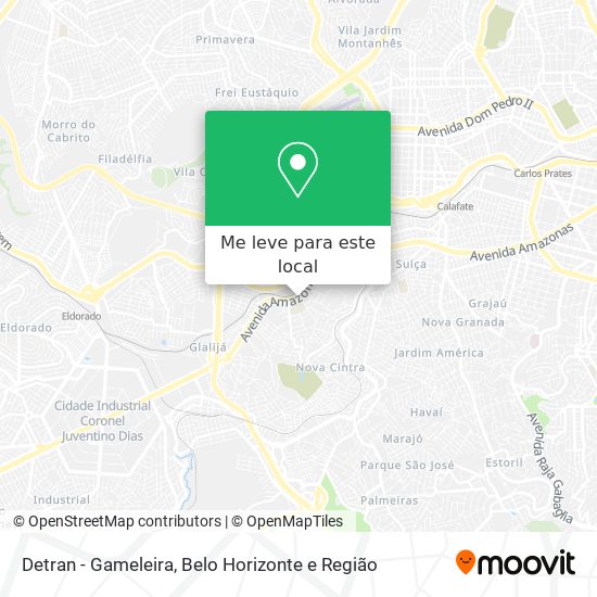 Detran - Gameleira mapa