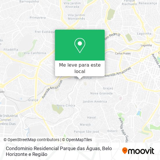 Condomínio Residencial Parque das Águas mapa