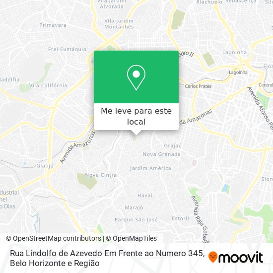 Rua Lindolfo de Azevedo Em Frente ao Numero 345 mapa