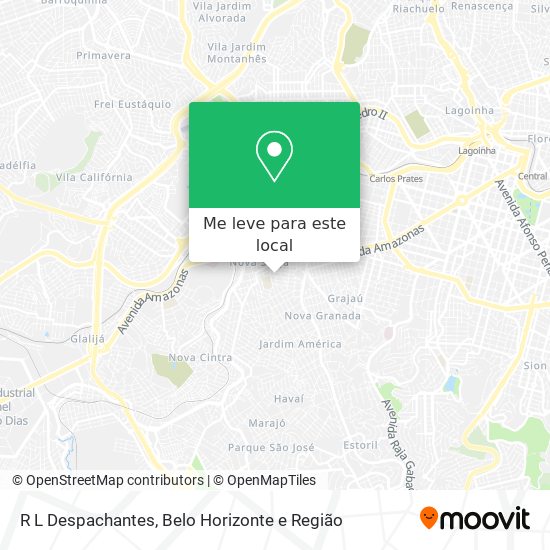 R L Despachantes mapa