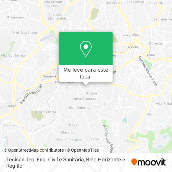 Tecisan Tec. Eng. Civil e Sanitaria mapa