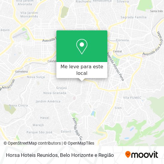 Horsa Hoteis Reunidos mapa