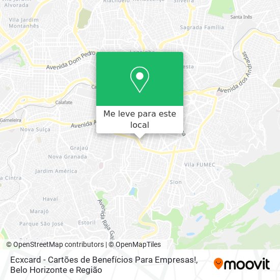 Ecxcard - Cartões de Benefícios Para Empresas! mapa