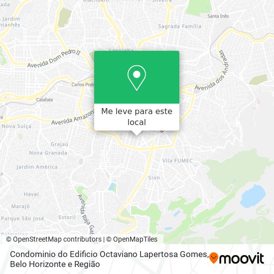 Condominio do Edificio Octaviano Lapertosa Gomes mapa