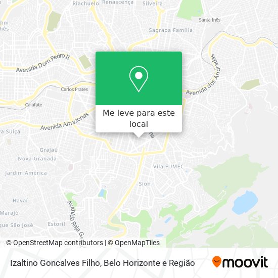 Izaltino Goncalves Filho mapa