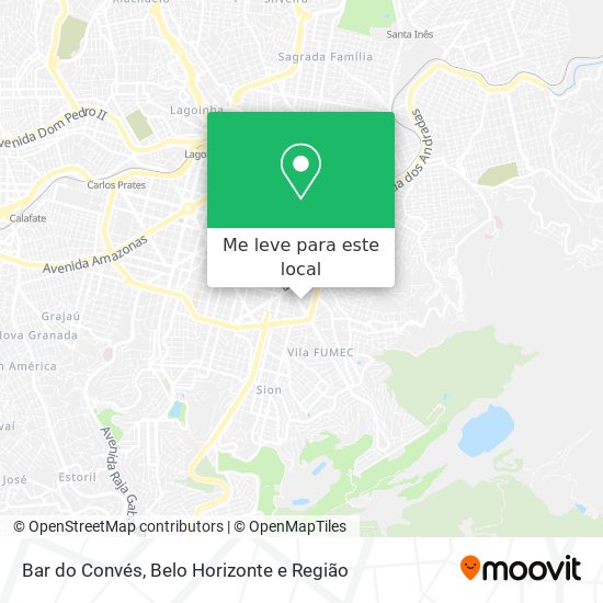 Bar do Convés mapa