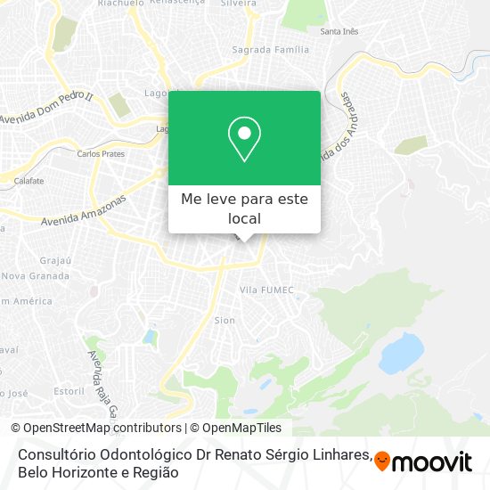 Consultório Odontológico Dr Renato Sérgio Linhares mapa