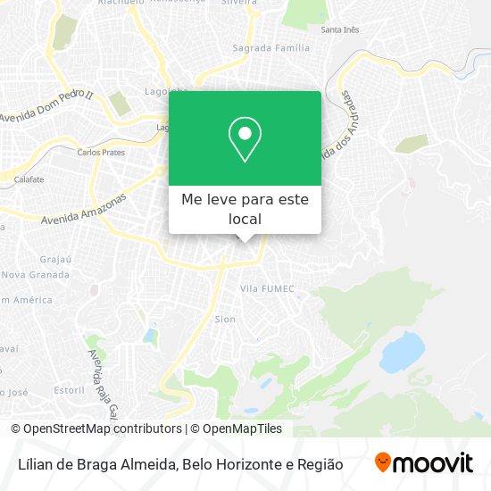 Lílian de Braga Almeida mapa