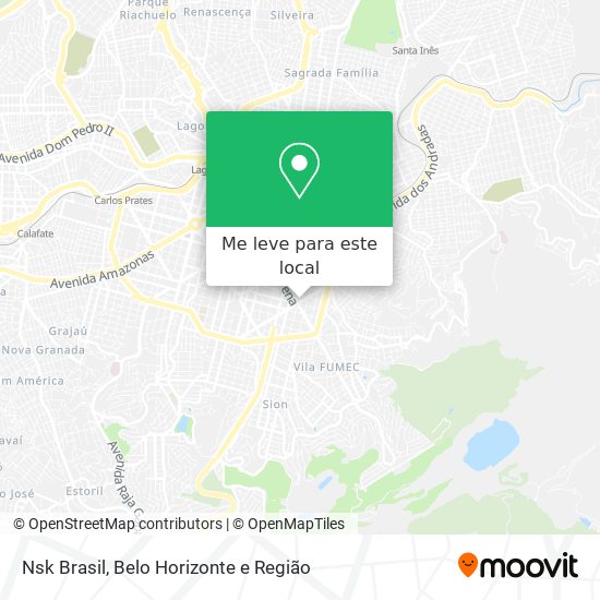 Nsk Brasil mapa