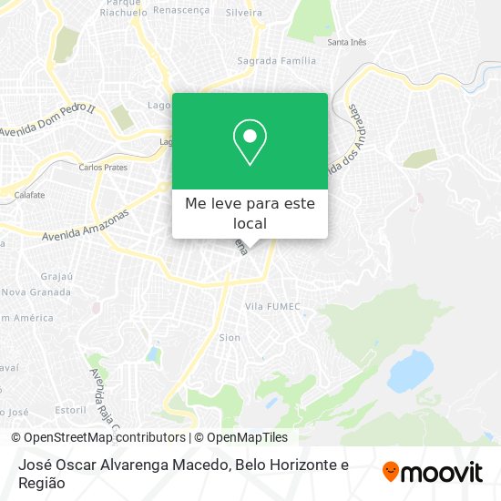 José Oscar Alvarenga Macedo mapa