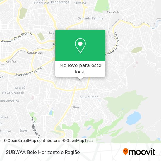 SUBWAY mapa