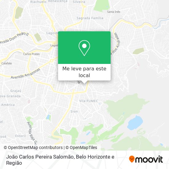 João Carlos Pereira Salomão mapa