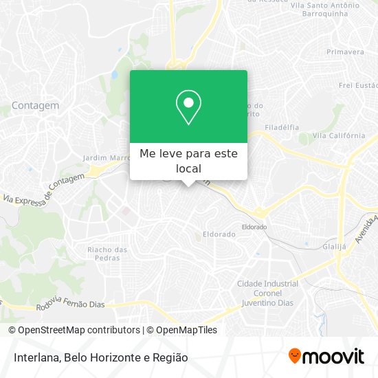 Interlana mapa