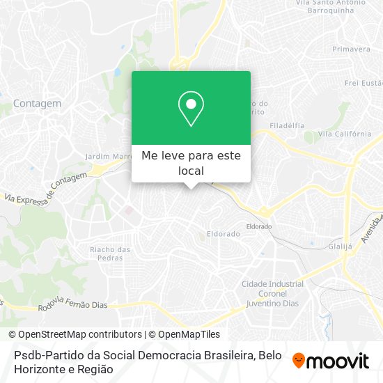 Psdb-Partido da Social Democracia Brasileira mapa